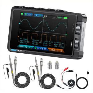 FNIRSI DS215H+ 2’si 1 Arada 50MHz Çift Kanal Dijital Osiloskop ve DDS Sinyal Jeneratörü