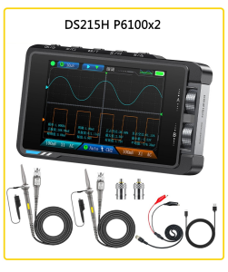 FNIRSI DS215H+ 2’si 1 Arada 50MHz Çift Kanal Dijital Osiloskop ve DDS Sinyal Jeneratörü