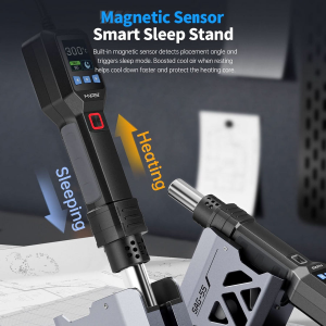 FNIRSI® SAG-55 Pro Akıllı 550W Sıcak Hava Tabancası – Profesyonel Set