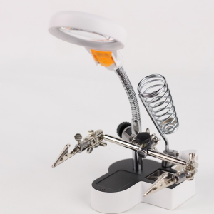 MG16127AC1 Ledli Büyüteçli Bord Tutuculu Havya Standı