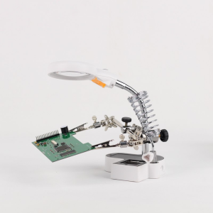 MG16127AC1 Ledli Büyüteçli Bord Tutuculu Havya Standı