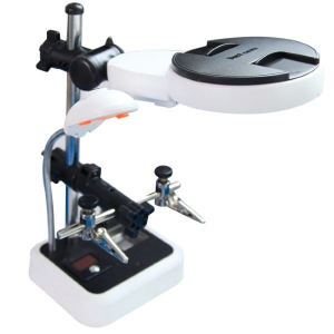 MG16129DC Ledli Büyüteçli Havya Standı Bord Tutucu