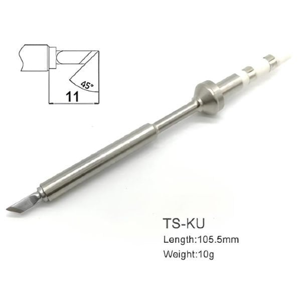 Miniware TS100/TS-101 Havya Uyumlu TS-KU Akıllı Lehimle Havya Ucu