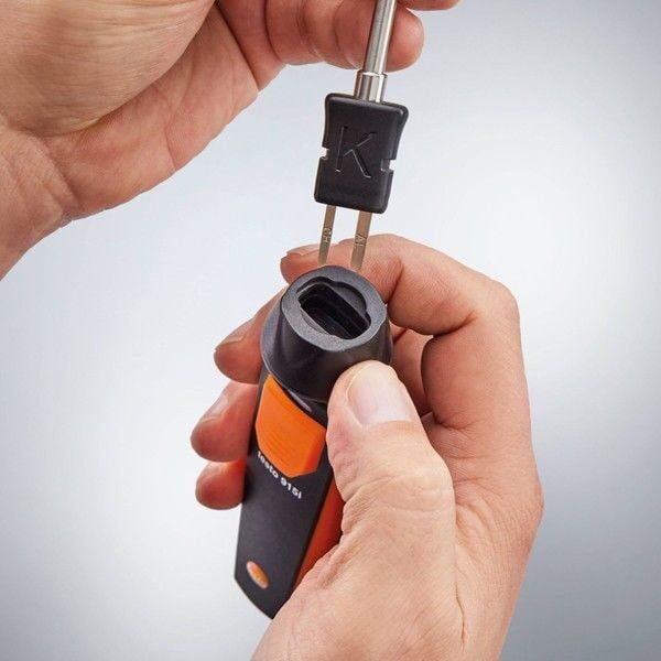 Testo 0563 1915 915i Batırma Problu ve Akıllı Telefon İle Çalıştırılabilen Termometre