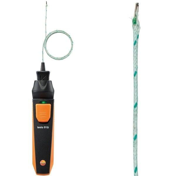 Testo 0563 4915 915i Esnek Problu ve Akıllı Telefon İle Çalıştırılabilen Termometre