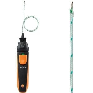 Testo 0563 4915 915i Esnek Problu ve Akıllı Telefon İle Çalıştırılabilen Termometre