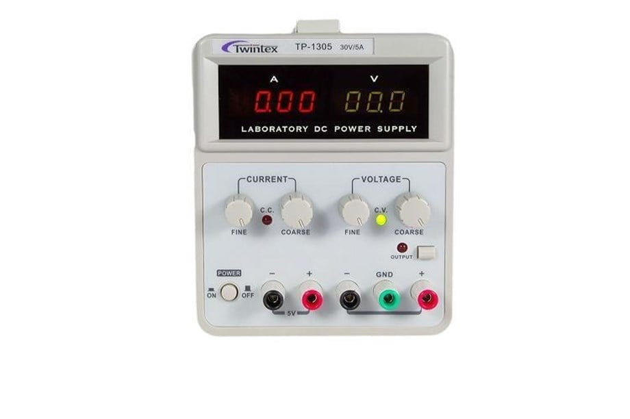 Twintex TP-1305EC 30V 5A Tek çıkışlı Ayarlanabilir DC Güç Kaynağı