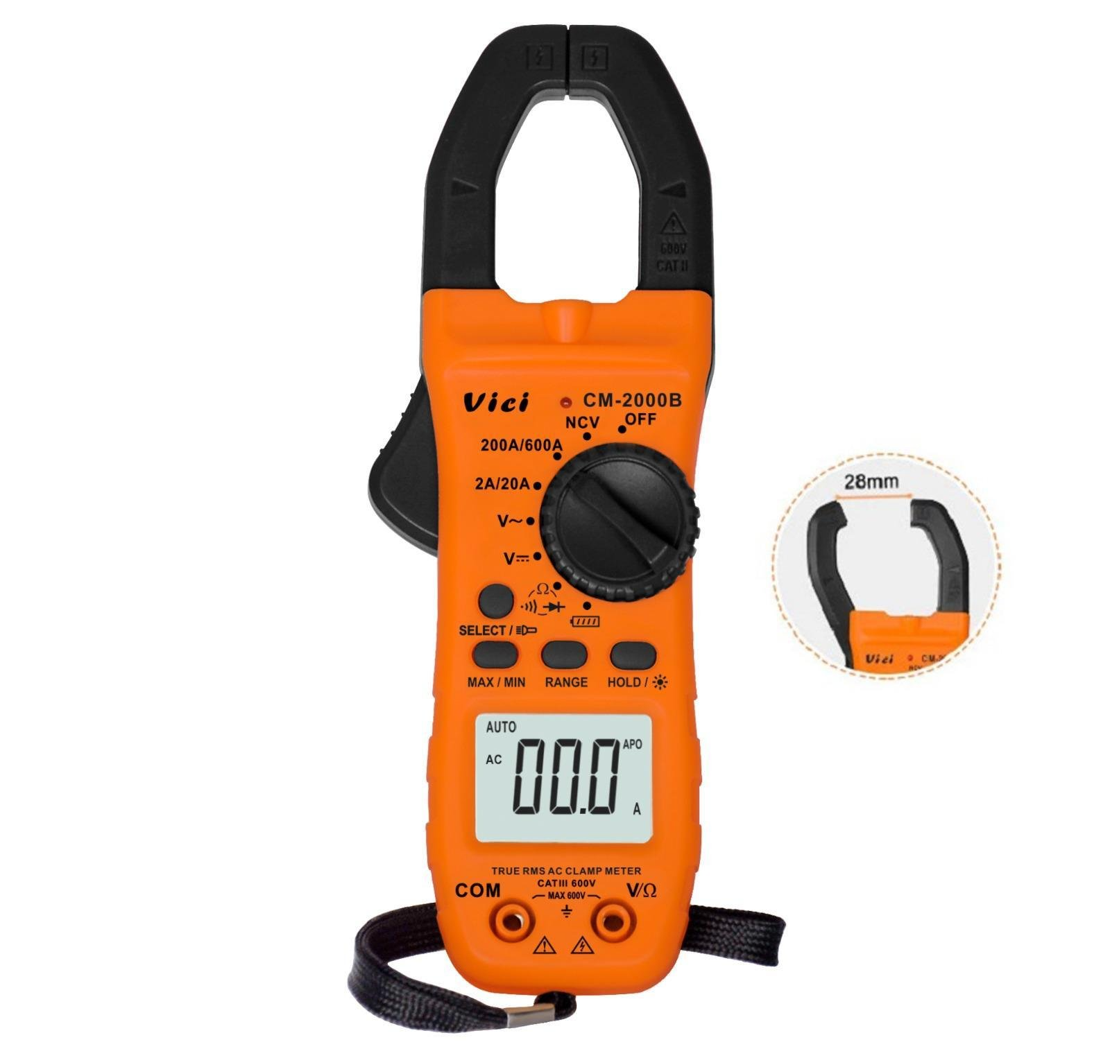 Vici CM-2000B 200A AC  VİCİ Dijital Pensampermetre