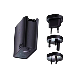 FNIRSI 65W Siyah Hızlı Şarj Aleti ve Type-C Şarj Kablosu