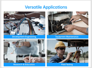 FNIRSI® 2D15P 3'ü 1 Arada Masaüstü 2 Kanallı 100MHz Fosfor Osiloskop Multimetre
