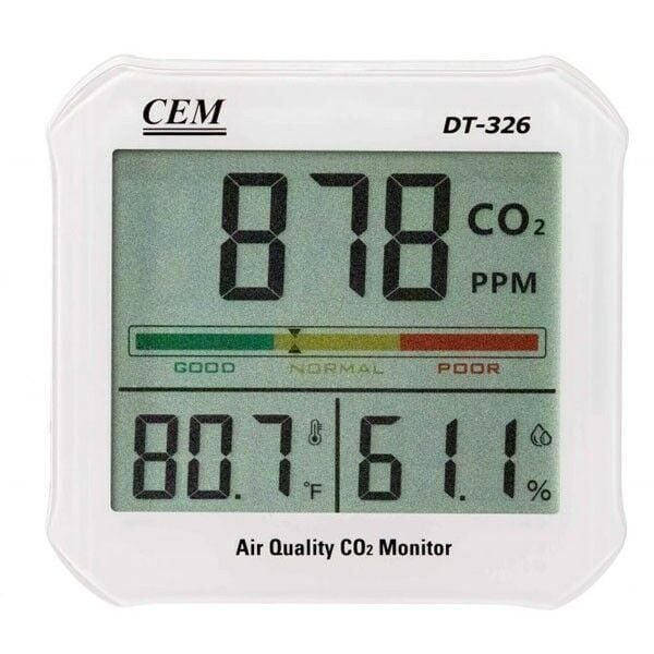 Cem Instruments DT-326 Cem Hava Kalitesi ve Karbondioksit Ölçer
