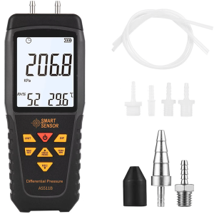 Smart Sensor AS511B Dijital Fark Basınç Manometresi 29.99 PSI