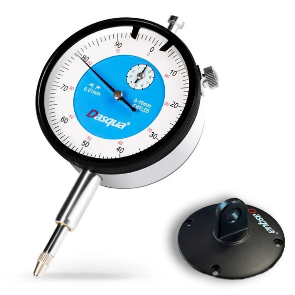 Dasqua 5111-1005 Kulaklı Analog Komparatör Saati 0-10 mm / 0.01 mm