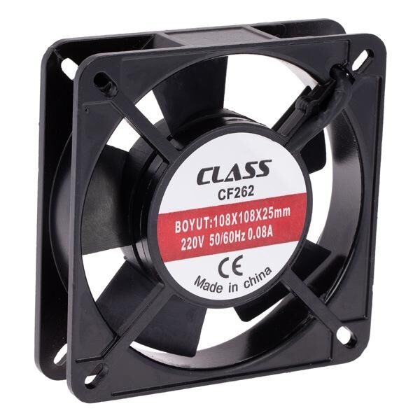Class CF 262 108X108X25 AC 220V Aksiyel Fan