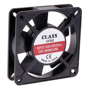 Class CF 262 108X108X25 AC 220V Aksiyel Fan