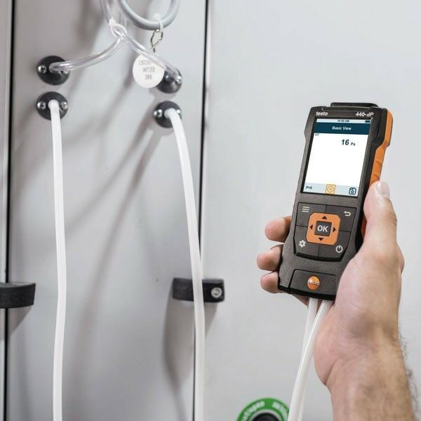 Testo 0560 4402 440 dP Fark Basınç Ölçerli Prob Okuyucu Cihaz