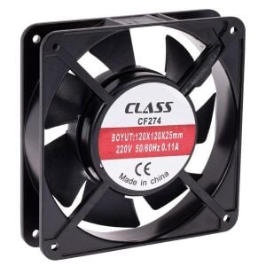 Class CF 274 120x120x25 AC 220V Aksiyel Fan