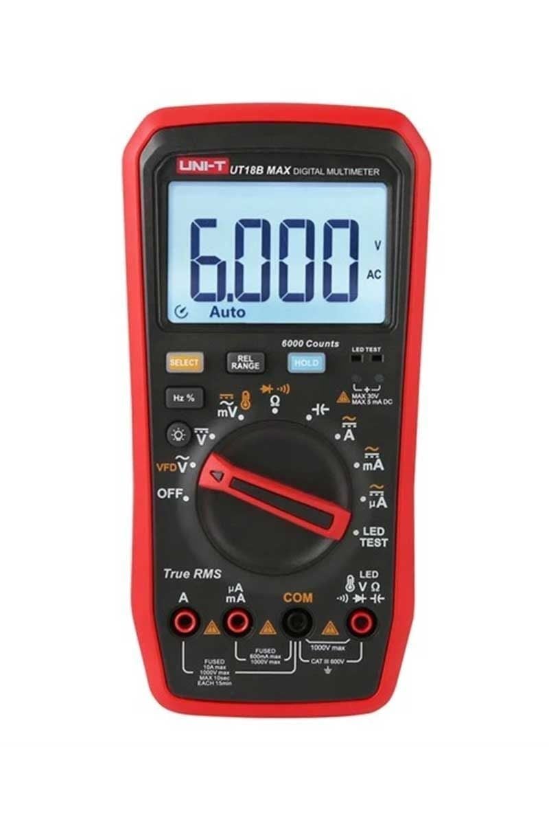 UNI-T UT18B MAX True RMS Dijital Multimetre