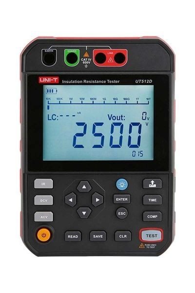 UNI-T UT512D 2.5kV Yalıtım İzolasyon Direnci Test Cihazı