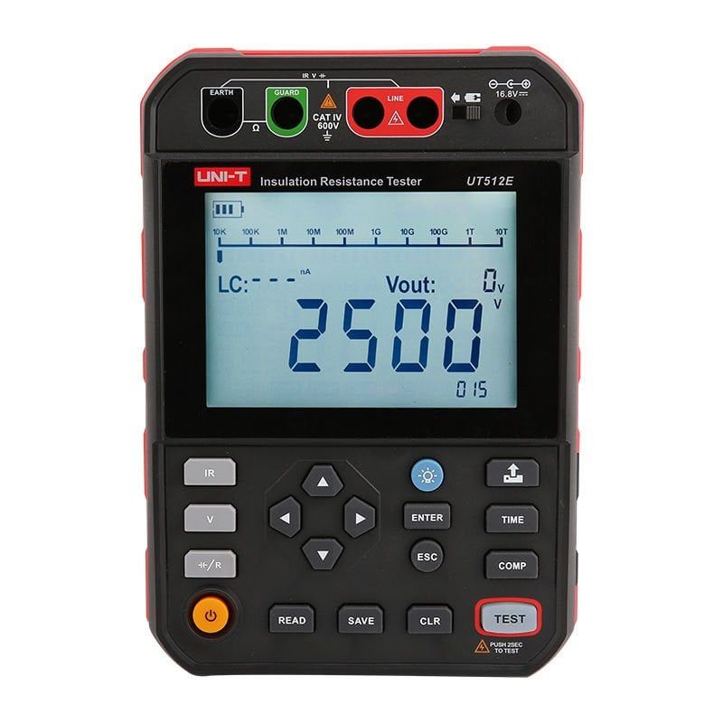 UNI-T UT512E 2.5kV Yalıtım İzolasyon Direnci Test Cihazı