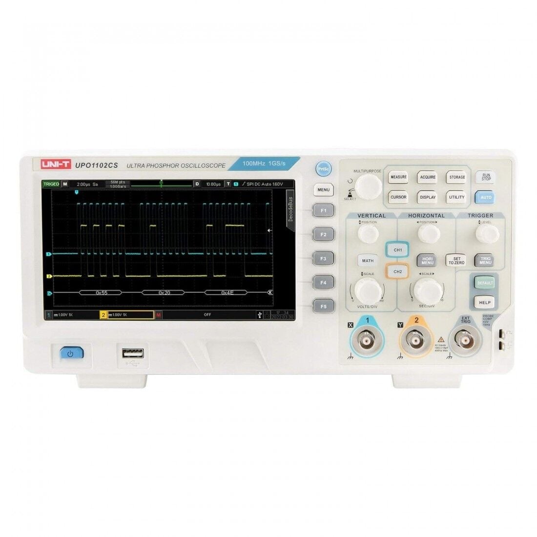 UNI-T UPO1102CS 100 MHZ 2 Kanal Dijital Osiloskop