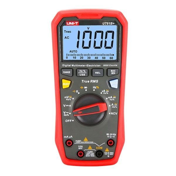 UNI-T UT61B + 1000V True RMS Dijital Multimetre
