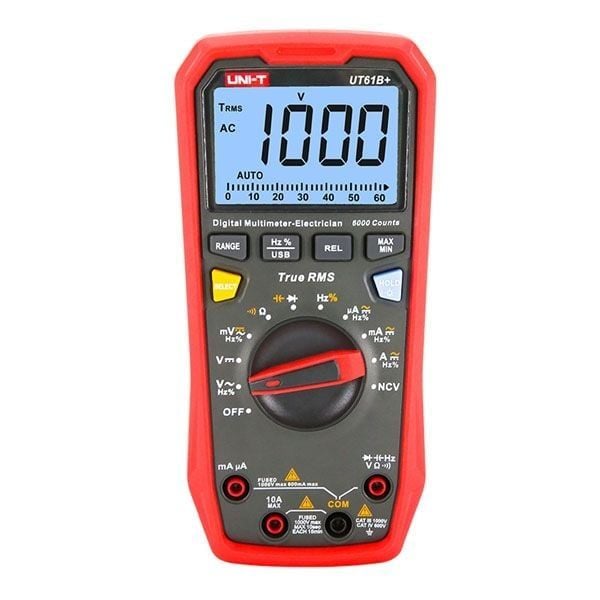 UNI-T UT61B + 1000V True RMS Dijital Multimetre