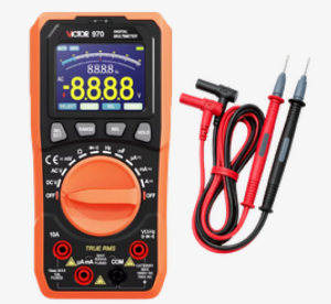 Victor 970 True RMS Renkli Ekran Dijital Multimetre
