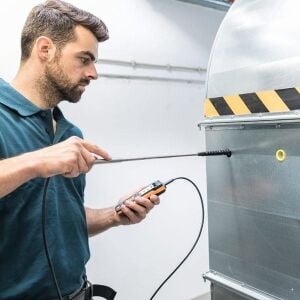Testo 0563 4401 440 Hava Hızı ve Hacimsel Debi Ölçer | Mini Pervane Problu