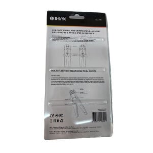 S-Link SL-315 RJ-45 / RJ-12 / RJ-11 Üçlü Sıkma Pensesi