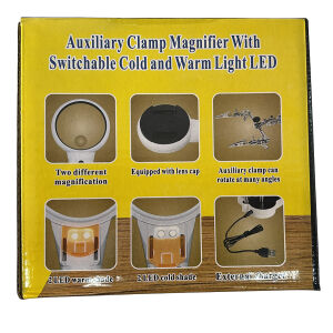 MG16126AC1 Ledli Büyüteçli Bord Tutuculu Havya Standı