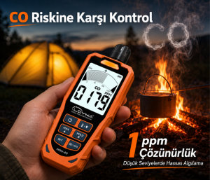 Loyka MON-40 Profesyonel Karbonmonoksit Ölçer – 0-1000 ppm CO Dedektörü