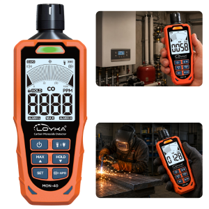 Loyka MON-40 Profesyonel Karbonmonoksit Ölçer – 0-1000 ppm CO Dedektörü