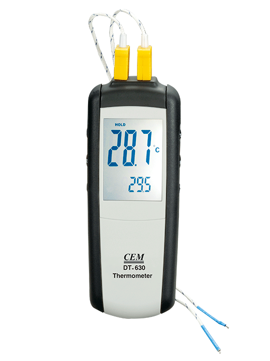 CEM DT-630 İki Kanallı K Tipi Sıcaklık Ölçer