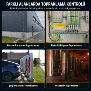 Victor 4105A Dijital Topraklama Direnci Ölçer – Toprak Megeri