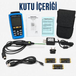 Tenmars TM-197 Dijital Gaussmetre – AC/DC 30.000 Gauss