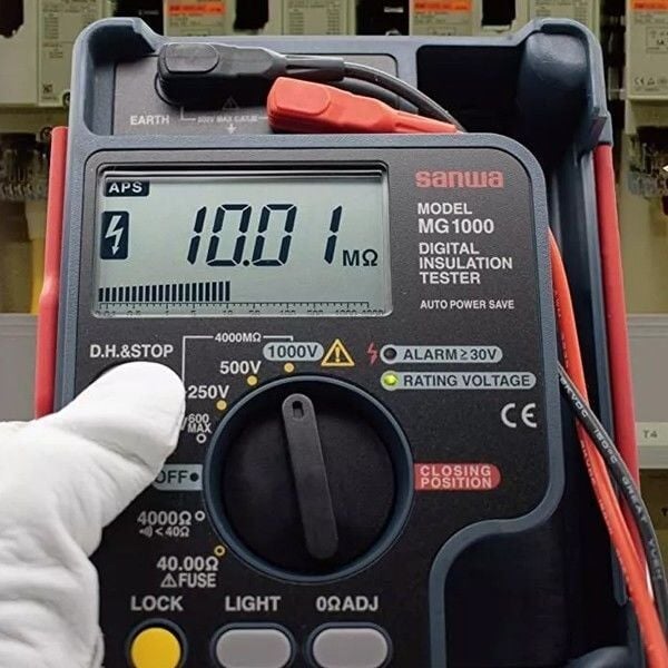 Sanwa MG1000 İzolasyon Test Cihazı 4000MΩ | 1000V