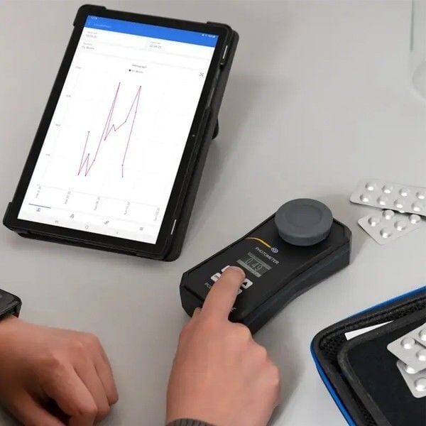 PCE Instruments PCE-CP10 Fotometre | Alkalinite, Klor, Siyanürik asit, pH