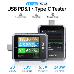 FNIRSI FNB-C2 240W USB-C PD 3.1 Hızlı Şarj Test Cihazı