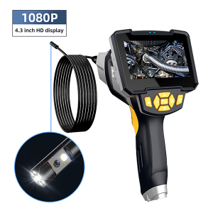 Noyafa NF-112-2 10 MT Endüstriyel Endoskop Kamera – 4.3'' LCD Ekran, 1080P, Çift Lens, IP67 ve 8mm Kamera