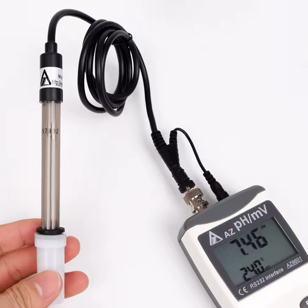 AZ Instruments AZ 8601 Tek Prob İle Ph ve Orp Ölçer | BNC Bağlantılı