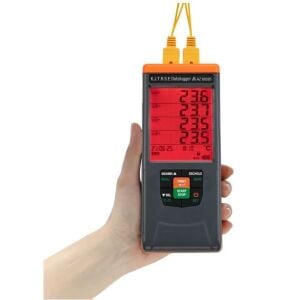 AZ Instruments 88595 AZ EB AZ 88595 GLP 4 Kanallı K/J/T/R/S/E Tipi Termokupl Okuyucu ve Kaydedici