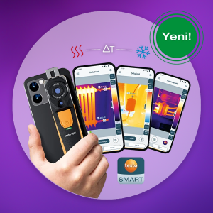 Testo 0563 0860 860İ Akıllı Termal Kamera Sıcaklık ve Su Kaçağı Tespit Cihazı | Çantalı Set