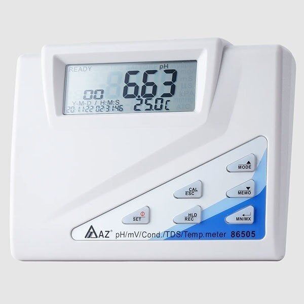 AZ Instruments 86505 AZ Masa Tipi Ph / mV / İletkenlik / TDS / Tuzluluk / Sıcaklık Ölçer