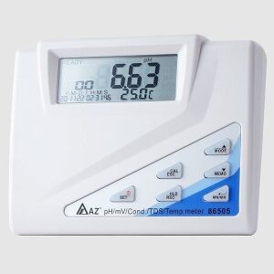 AZ Instruments 86505 AZ Masa Tipi Ph / mV / İletkenlik / TDS / Tuzluluk / Sıcaklık Ölçer