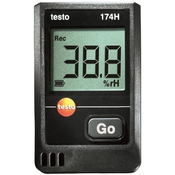 Testo 0572 6560 174H Mini Sıcaklık ve Nem Kayıt Cihazı (Sadece Cihaz)