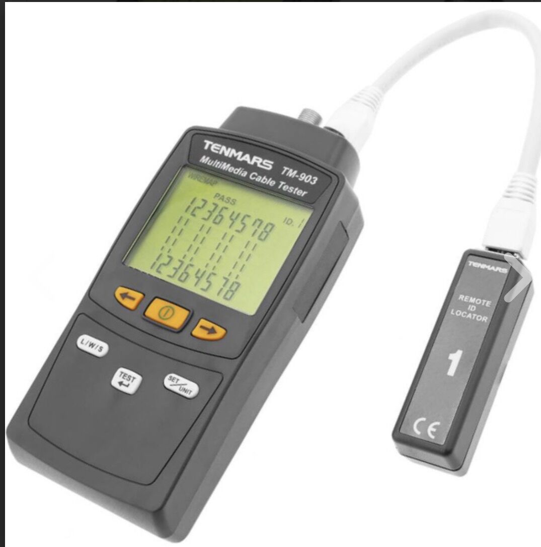 Tenmars TM-903 Multimedya LAN Kablo Test Cihazı