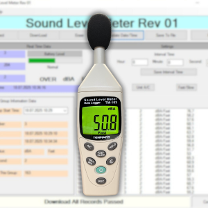 Tenmars TM-103 Profesyonel Ses Desibel Ölçer | Datalogger Özellikli