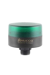 MUCCO SNT-MS715-FB-2 70 Çap Flaşör Buzzerlı 24v/dc Mini Somun Bağlantılı Yeşil Tepe Lambası