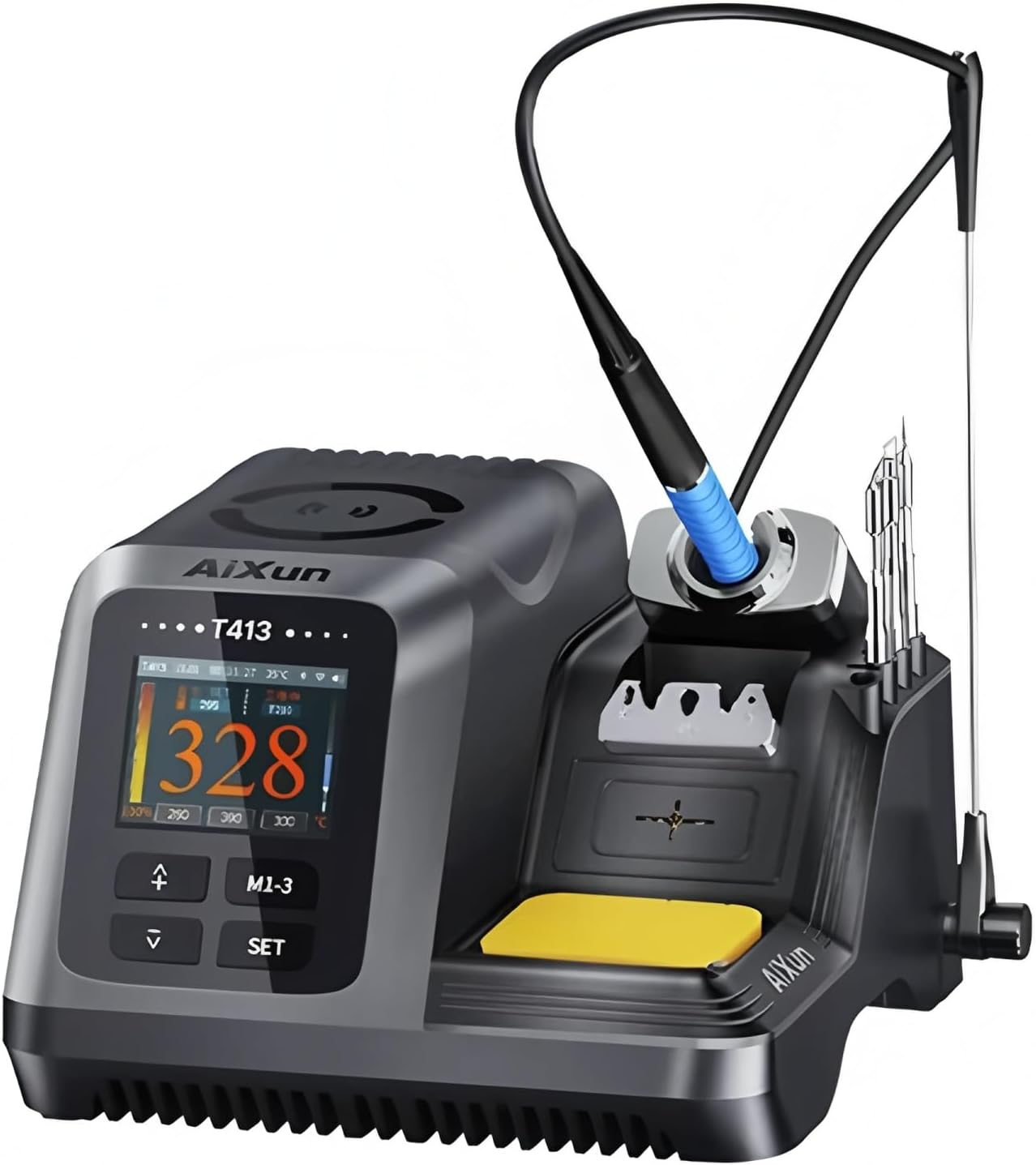 AiXun T413 200W Dokunmatik Sensörlü Akıllı Havya İstasyonu